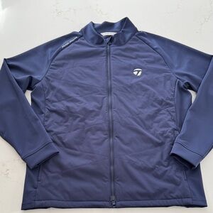 Peter Millar Men's Navy Merge Full-Zip Crown Sport Jacket Medium